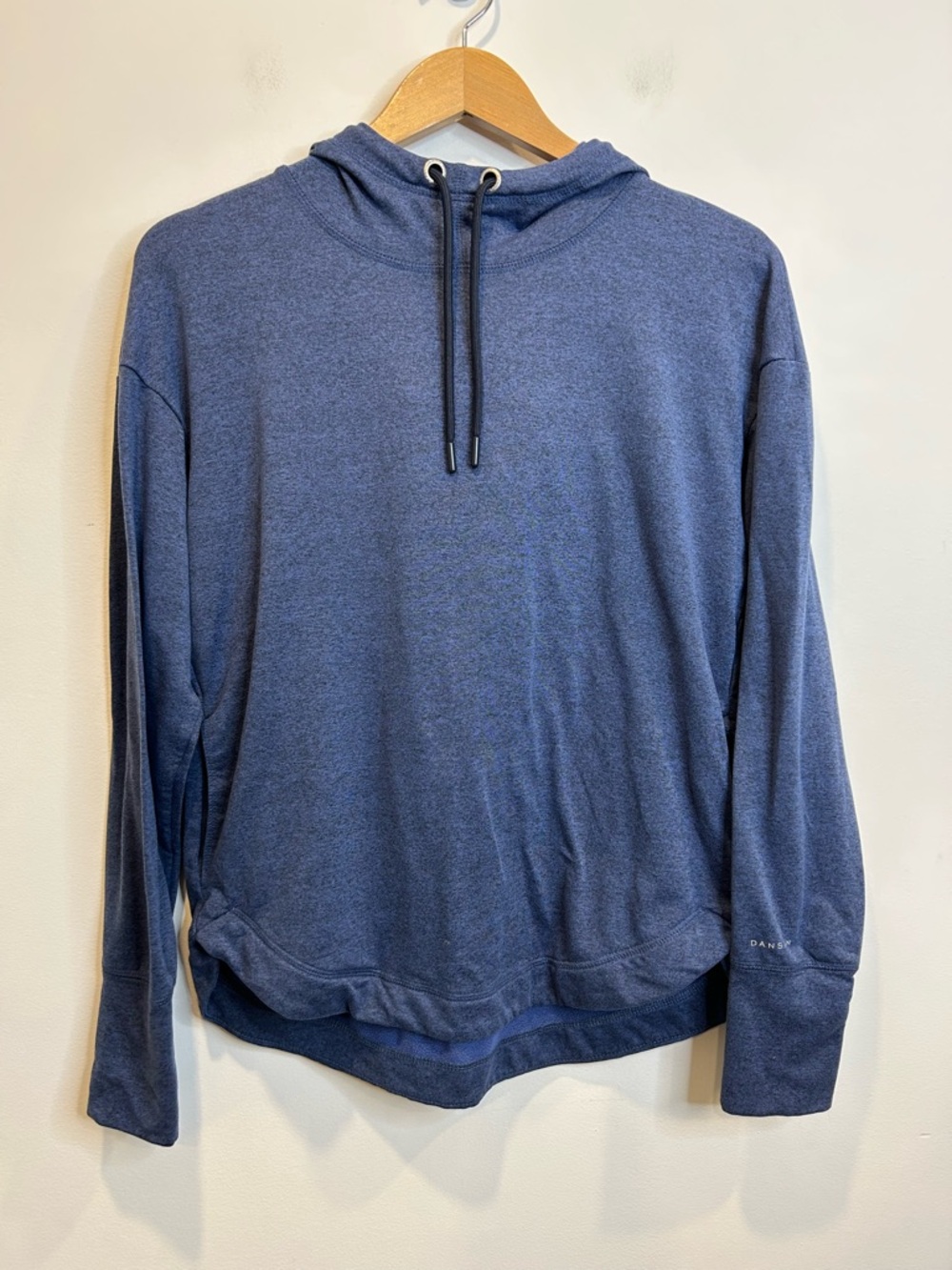 Danskin Athletic Sweatshirt Hoodie Blue